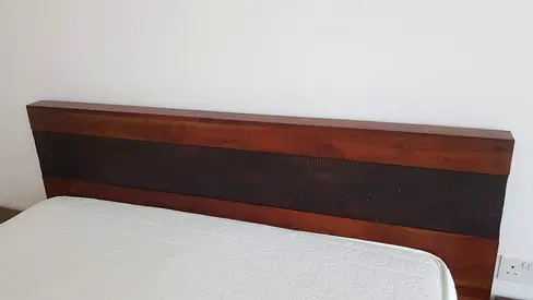 Solid Wood Headboard in Good Condition - Queen/Double