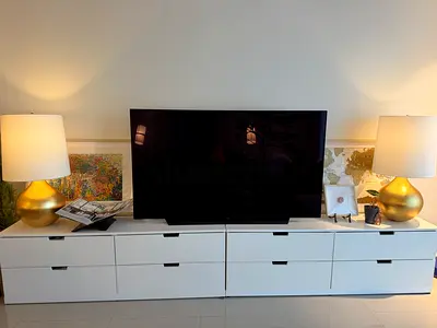 Ikea double Media cabinet with 8 drawers