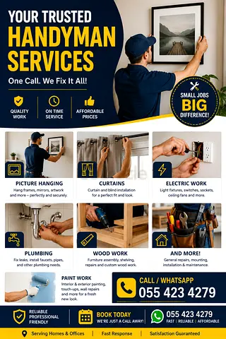 Professional Handyman  Home Maintenance Specialist