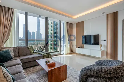 Biggest 1BR type | Full Burj Khalifa View | Premium furniture