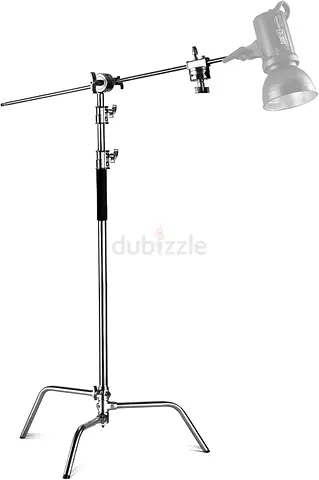 Neewer Heavy Duty C-Stand Kit | Boom Arm + Grip Heads + Carry Bag | Used Once