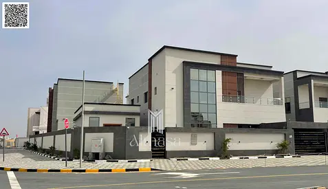 Modern 5BR Corner Villa with Annex Opposite Azha Al Helio 2 Ajman