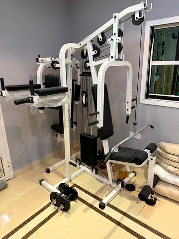 Multi-Station Home Gym Machine - Complete Strength Trainer