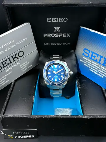 Rare Limited Edition Seiko Blue Lagoon/ Complete Set