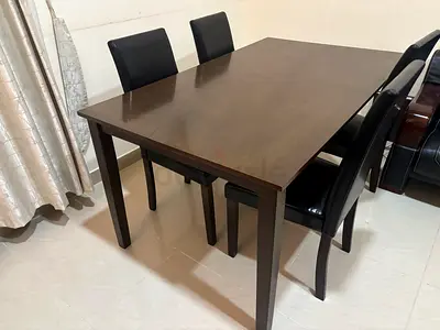 Dining table with chairs for sale