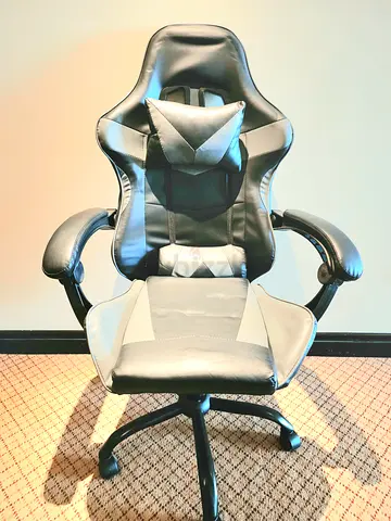 Used Black Ergonomic Gaming/Office Chair with Head and Lumbar Support
