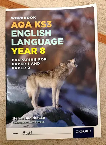 AQA KS3 English Language Year 8 Workbook (Oxford)