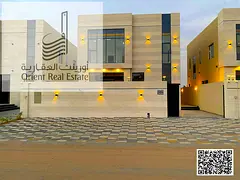 Villa for sale in Ajman, Al Helio 2 area. The villa consists of 4 master bedrooms, a majlis (formal
