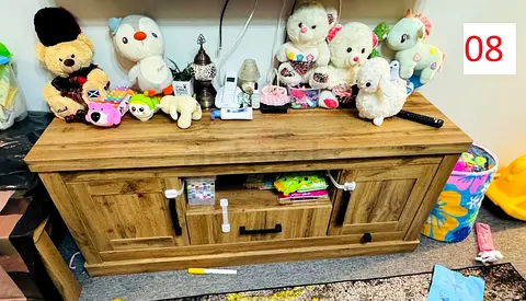 Tv table with drawers - 157x44x65h cm - Colton brand