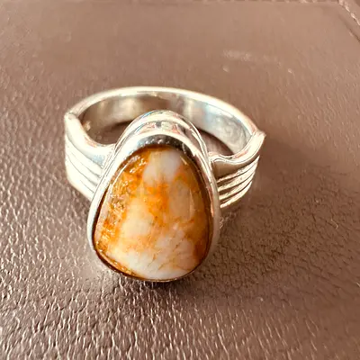 Certified Natural Yellow Star Sapphire (Mogok) Silver Ring