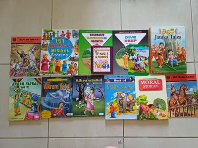 Set of 19 Indian and Hindi Childrens Story Books – Moral  Educational Stories