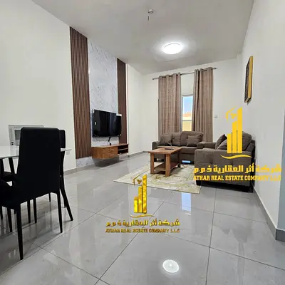 ✨ Luxury apartment for monthly rent, one bedroom and a hall with an open view, fully furnished with elegant furniture and a fully equipped kitchen