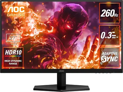 AOC Q27G42ZE 27 1440P Gaming Monitor 260Hz, HDR10, IPS
