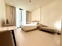 Elegant Furnished Studio | Premium Finishes | Bright &amp; Stylish Living