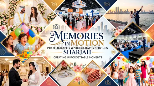 📸 Need a Photographer in Sharjah? Professional Photo  Video Services Available