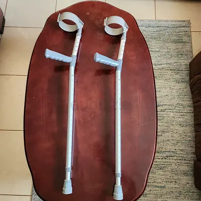Elbow Crutches fully adjustable both up  down