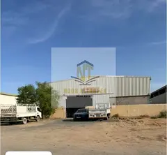 No commission. Warehouse for sale in Al Sajaa. Freehold for Arabs and 99% for foreigners. Area: 19,3