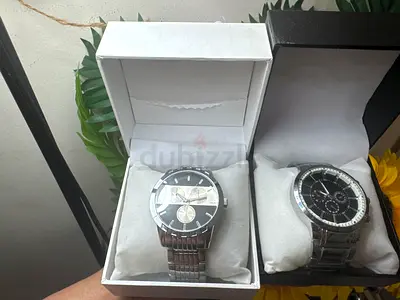 Two stainless steel mens watches - Brand new with boxes