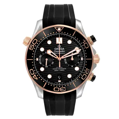 Omega Seamaster Diver 300M Chronograph - Mens Watch, Black Dial  Rubber Strap
