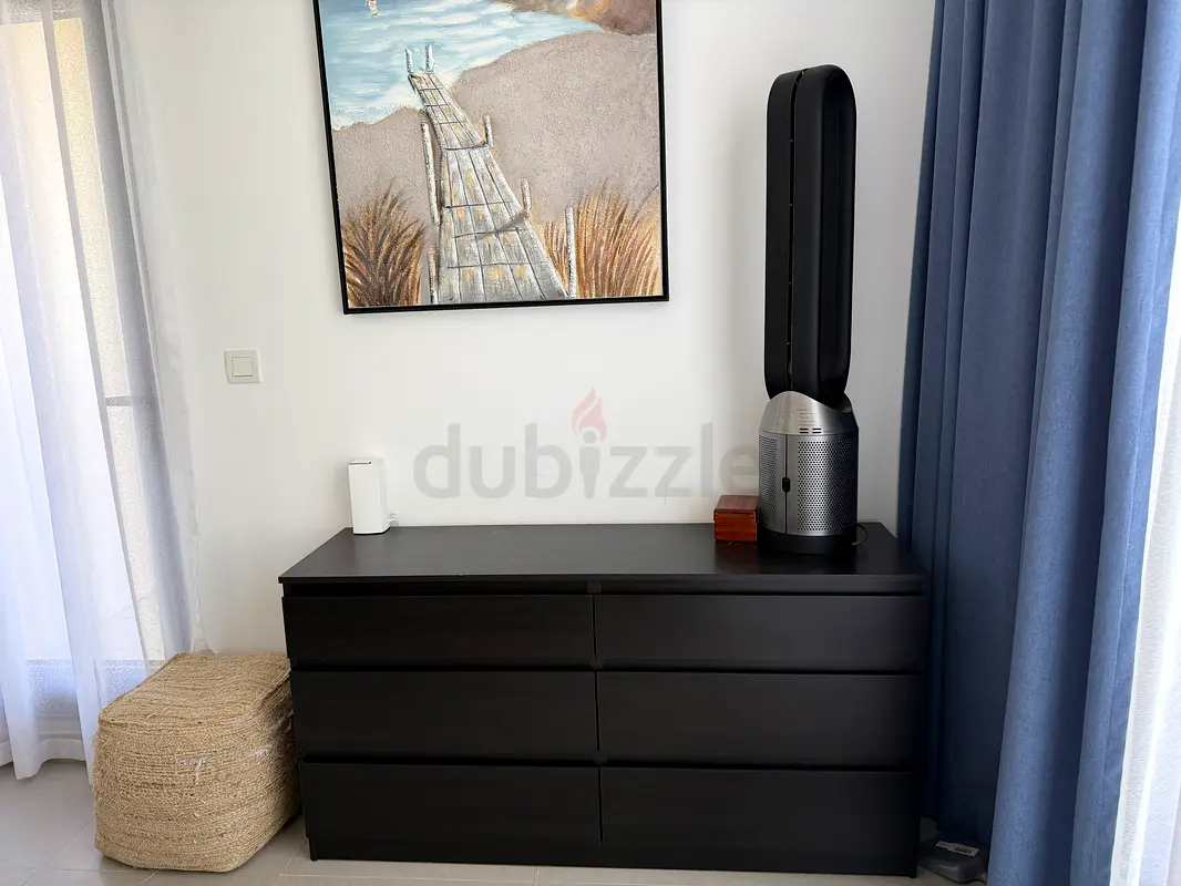 Classifieds: Ikea Malm 6-drawer Black-Brown Dresser - Good Condition. |  dubizzle Dubai