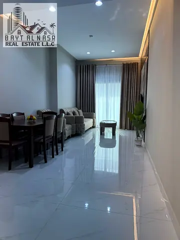 🏡 Furnished 2BR + Maid Room with Parking for Sale in Paradise Lake Tower B9 – Emirates City, Ajman | 1,410 Sqft