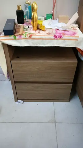 Nazario Nightstand Color: Grey Oak 2 nos.