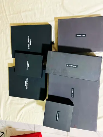 Set of Dolce  Gabbana branded gift/shoeboxes — assortment of original boxes