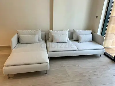 Excellent condition Ikea Sodhremn L Shape Sofa Beige