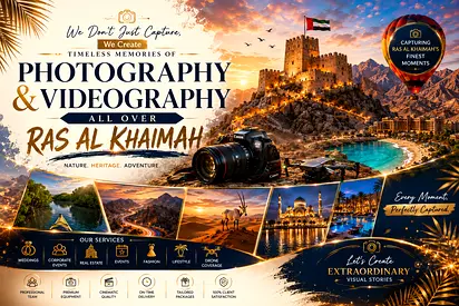 🏔️ Professional Photography  Videography for Brands, Businesses  Events Across Ras Al Khaimah 🎬
