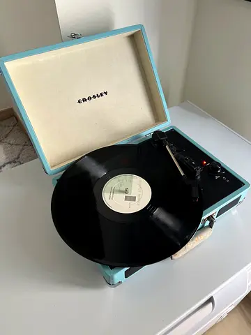 Crosley Cruiser Deluxe Turntable Turquoise - Bluetooth Vinyl Player