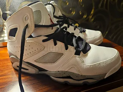 👟 Air Jordan 6 Rings – White/Black/Red | Like New