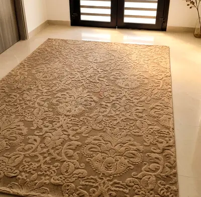 Modern Elegant Textured Rug - Perfect Condition 2×2.5