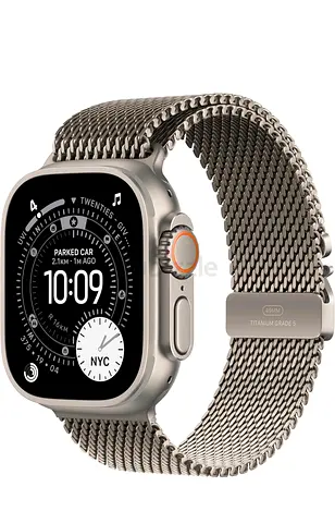 Apple Watch Ultra 3 GPS Cellular Natural Titanium Milanese Titanium 49mm Large