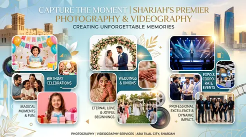 🎬 Visual Content Production Services in Tilal City, Sharjah Photography, Videography  Brand Media