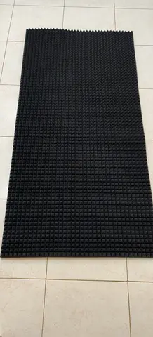 5 pieces -Large Black Acoustic Foam Panel - Egg Crate Soundproofing Sheet Size : (180*90*4cm)