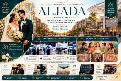 📸Photography Videography Services in Aljada, Sharjah | Modern Visual Content for Businesses🚀✨