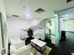 High Floor | Fully Furnished &amp; Upgraded Office | Business Bay &amp; Downtown Views