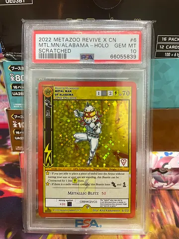 Mint PSA Graded Metazoo Collectible Card (Sealed Slab)