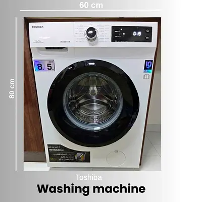 Toshiba Front Load Washing Machine 8.5kg - Good Condition Inverter