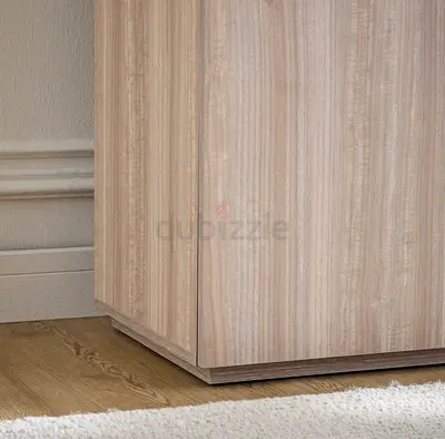 Modern wooden dresser/console with marble-effect top
