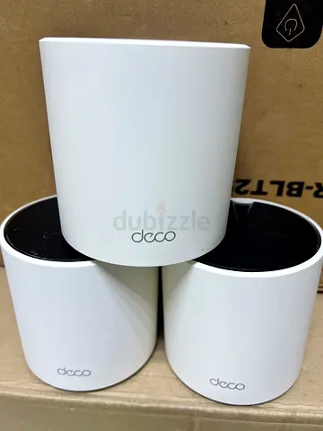 Deco X55 Mesh Wi Fi, 3 Pack, Black, Deco X55(3-pack) White