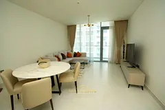 Luxury Furnished 2BR | Full Crystal Lagoon View | District One