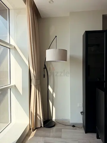 Floor lamp pendant light beige and black 185 cm from HOME CENTRE for sale in Dubai