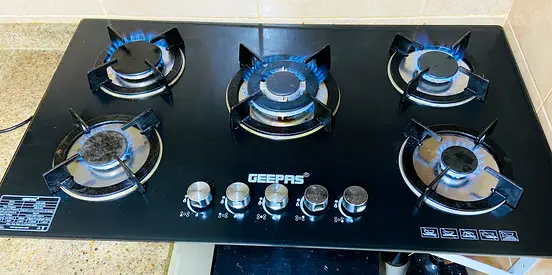 Geepas 5 Burner Built-in Gas Hob