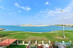 Al Hamra Village 3 Bedroom + Maid Townhouse for Rent | Sea View