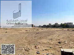 Commercial land for sale in Ajman, Al Jurf Industrial Area. Permit for ground floor + 4 floors, on t