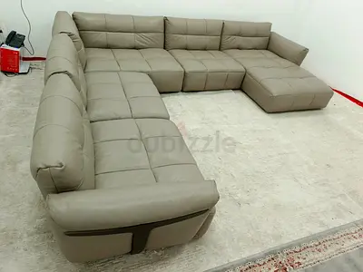 Original leather Natuzzi Italia Herman Ushape sofa