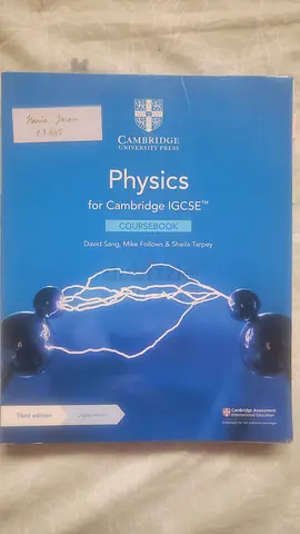Physics for Cambridge IGCSE Coursebook (Cambridge University Press) and past paper booklets