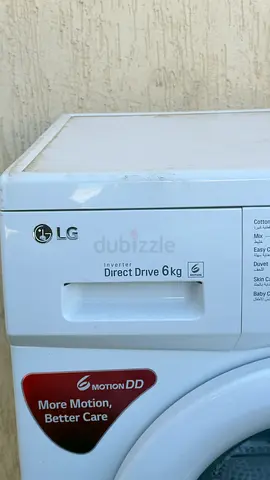 LG 6kg Front Load Washing Machine - Inverter Direct Drive