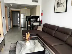 Furnished 1BR Apartment | Binghatti Avenue | Balcony &amp; Pool Access